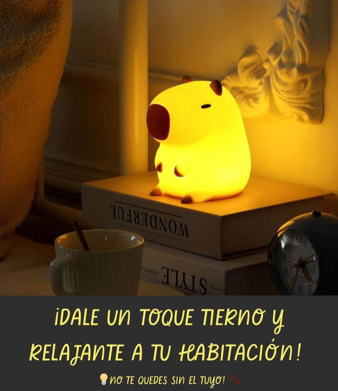 lampara de capibara