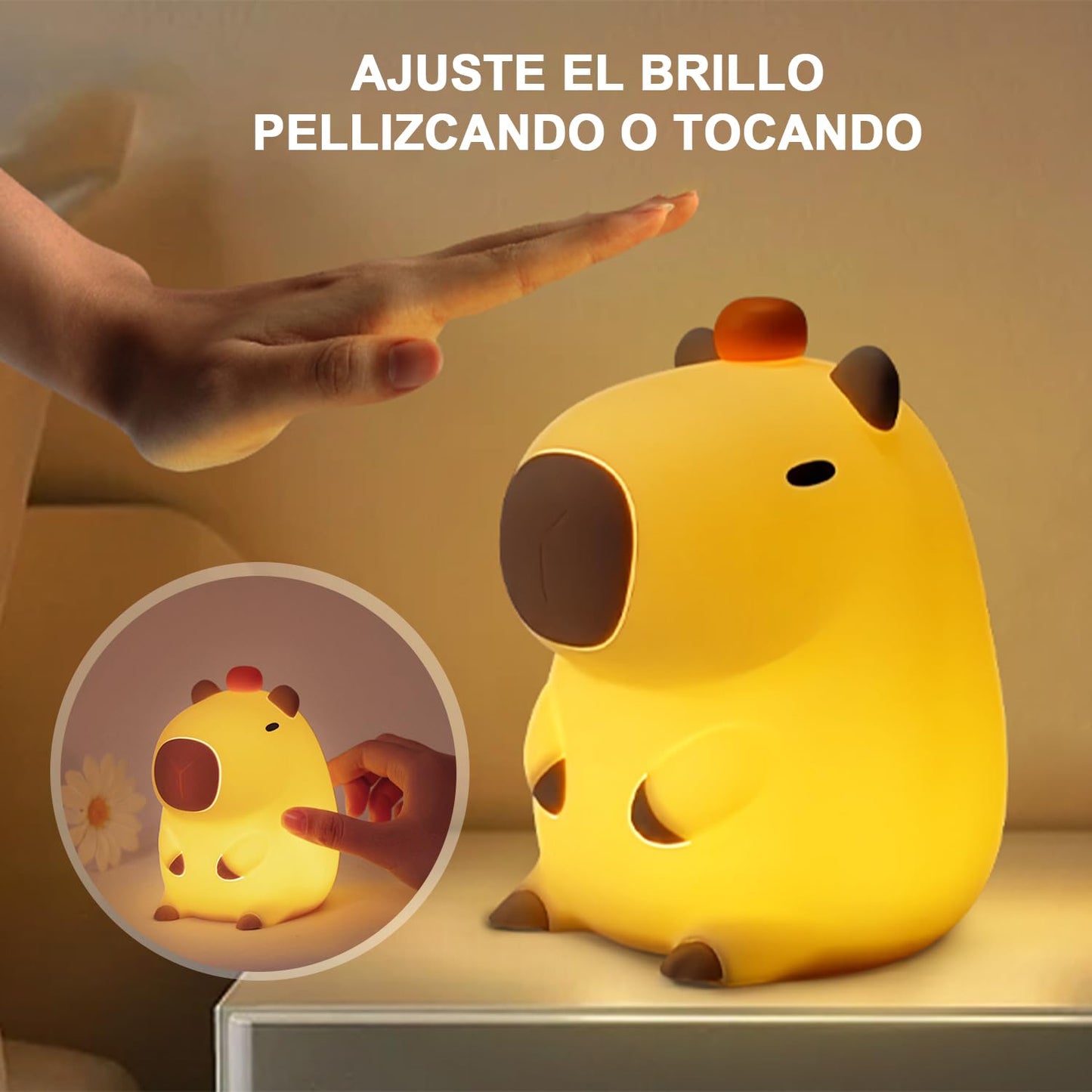 lampara de capibara
