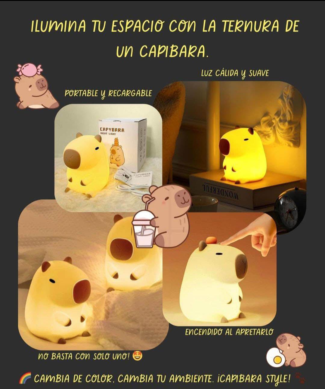lampara de capibara